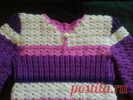 Кофточка на девочку 31.12.2017 г.