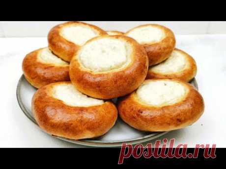 Домашние ВАТРУШКИ с творогом. Самый вкусный рецепт из дрожжевого теста. - YouTube