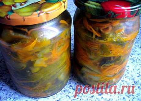 Огурцы по корейски на зиму