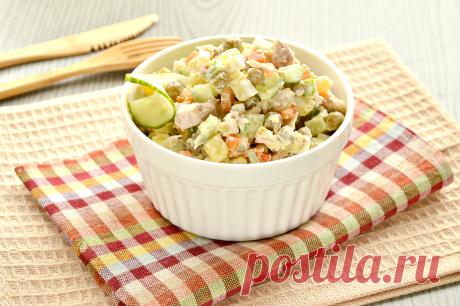 Салат с куриным филе - берем на заметку