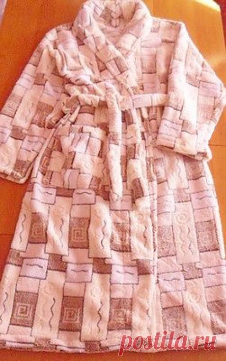 ЛЮБЛЮ ШИТЬ &amp;raquo; Как сшить банный халат