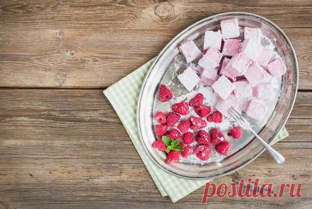 Домашняя розовая пастила