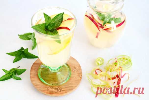 Компот с ревенем и яблоками - пошаговый рецепт с фото на Повар.ру