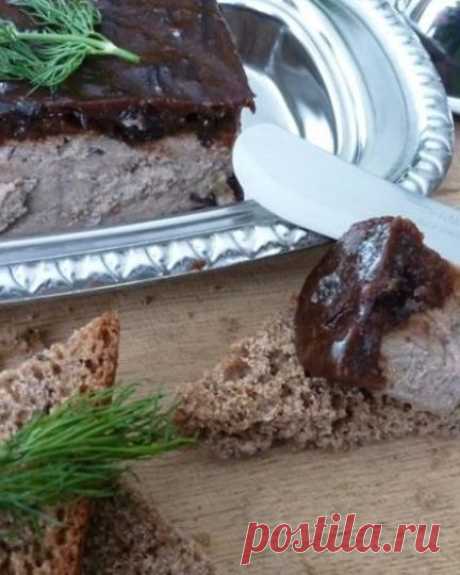 Паштет Из Куриной Печени с Желе Из Чернослива как у Мамы — Очень Вкусно по-домашнему