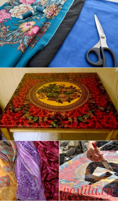 Старый платок в новом амплуа: гениальное преображение интерьера, достойное всяческих похвал...