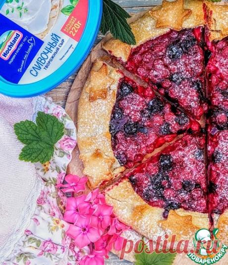 Галета с творожным сыром и смородиной – кулинарный рецепт