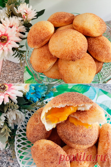 Очень вкусная сладкая творожная выпечка с курагой. Готовлю без сахара. | 1001 рецепт | Яндекс Дзен