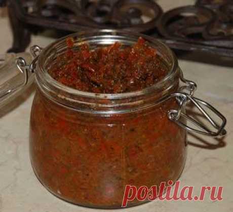 Аджика абхазская острая, пошаговый рецепт с фото