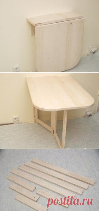 Как сделать складной маленький столик для маленькой кухни