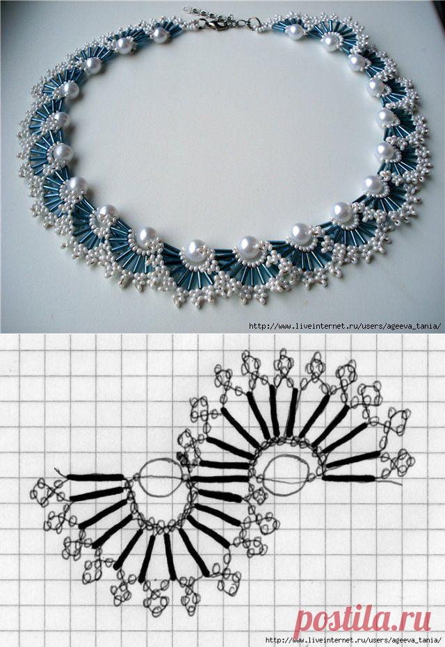 БРАСЛЕТ, КОЛЬЕ И СЕРЬГИ ДЕЛАЕМ САМИ..