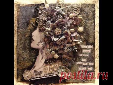 Finnabair Inspired Canvas Tutorial #2
