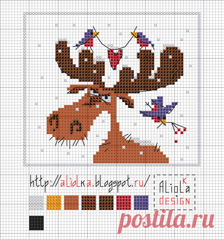 Мои творилки *** Aliolka design: Превращения. Смехо-схемки с лосем и не только.