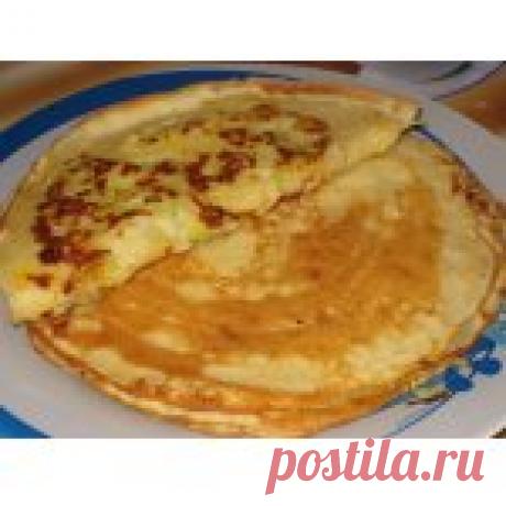 Сырные мини-блинчики с припеком Кулинарный рецепт