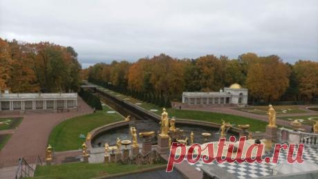 Осенняя магия Петергофа ждет вас! | Интересный контент в группе Исторические Путешествия: Усадьбы и Архитектура в ОК (Одноклассники)