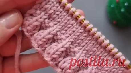Мелкие рюши спицами 🧶🧶🧶