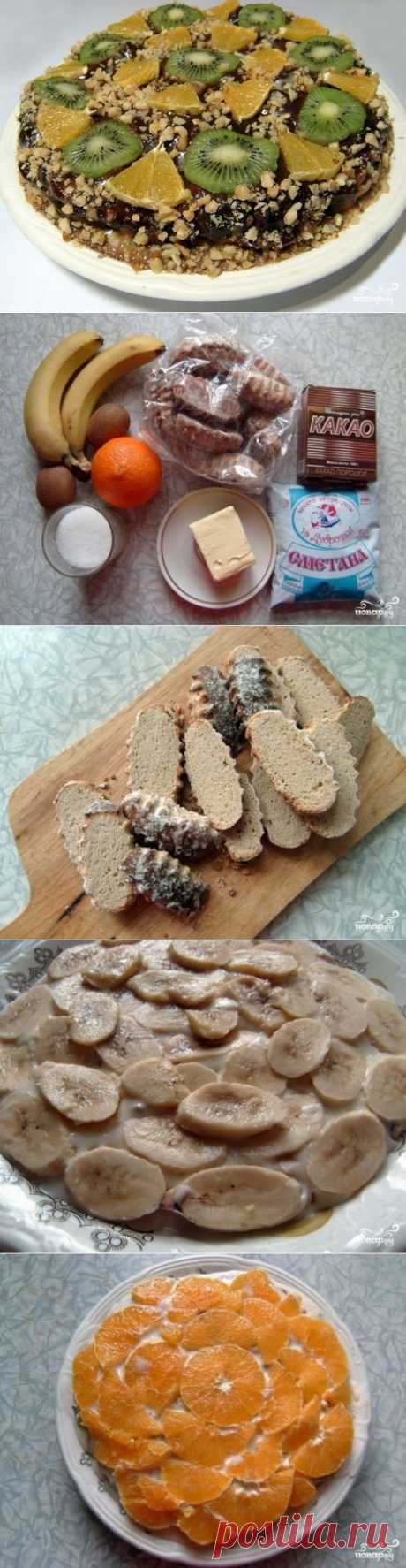 Торт из пряников без выпечки - пошаговый кулинарный рецепт на Повар.ру