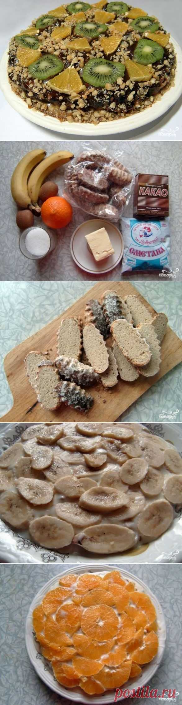 Торт из пряников без выпечки - пошаговый кулинарный рецепт на Повар.ру
