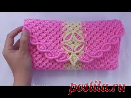 Tutorial DIY Dompet Daun Rantai #dompethandmade