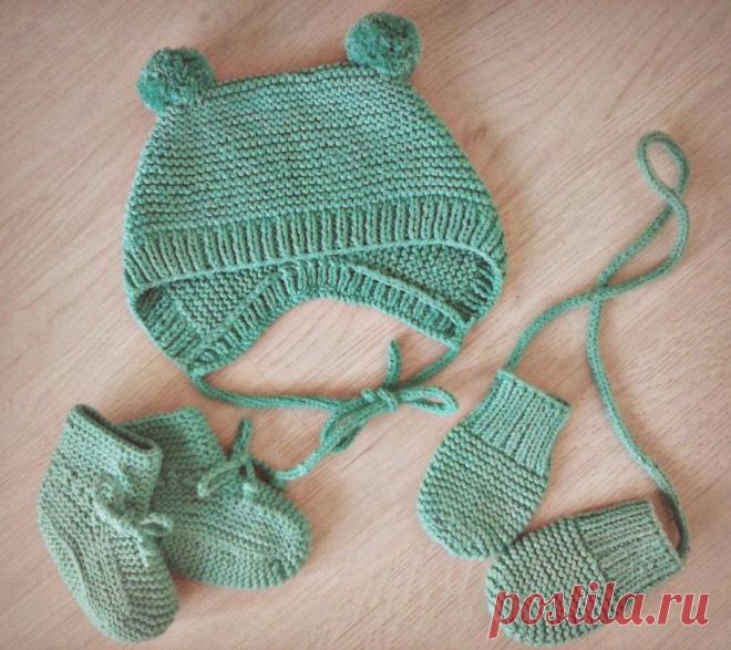 Вязание чепчика для новорожденного спицами - инструкция ля начинающих, фото, схемы