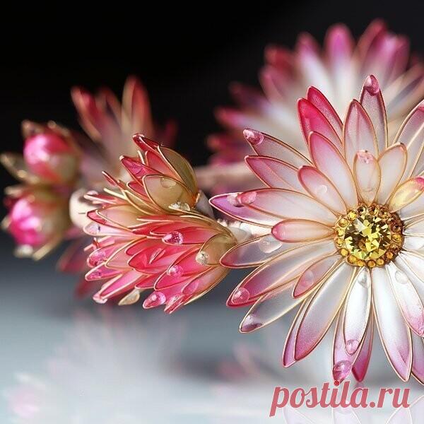 Удивительные украшения Crystal Flora - медиаплатформа МирТесен