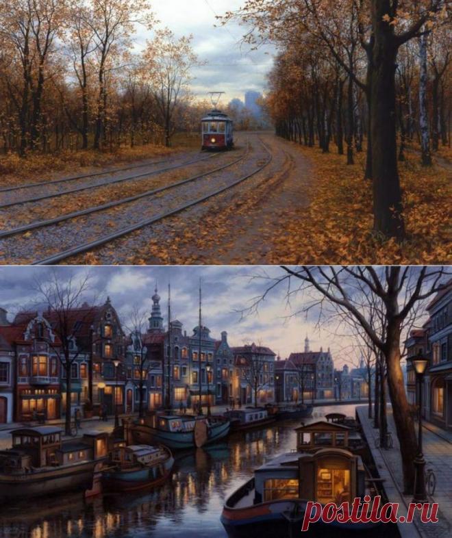 Художник, который рисует все то, что мы сейчас чувствуем. Красота! / Всё самое лучшее из интернета