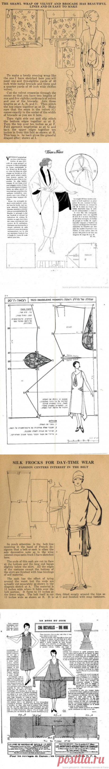 Простые столетние выкройки / Выкройки ретро / ВТОРАЯ УЛИЦА