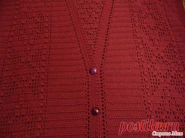 . Жилет фиолет к весне - Все в ажуре... (вязание крючком) - Страна Мам
