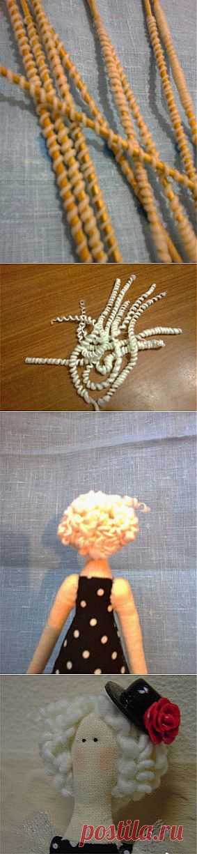 Прически для кукол своими руками / Тильда. Мастер классы, выкройки. / PassionForum - мастер-классы по рукоделию