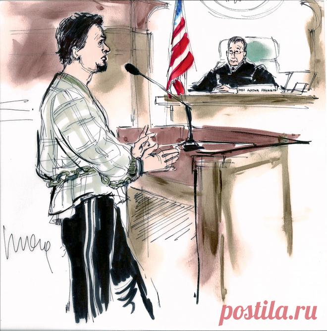 Почему с заседаний американских судов нет фотографий, а есть зарисовки? | Вопрос-ответ | Вокруг Света