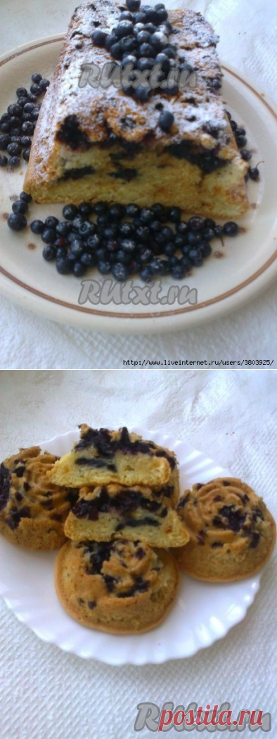 Кекс "Пражский грош" - по сути, это кекс на воде...