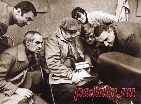 На съемочной площадке советского кино