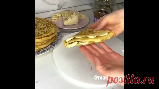 Готовим потрясающие блины с начинкой!