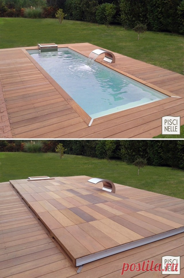 Custom Rolling Deck Fitted Pools | Home Design, Garden & Architecture Blog Magazine