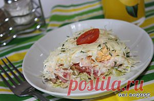 Салат с креветками - кулинарный рецепт