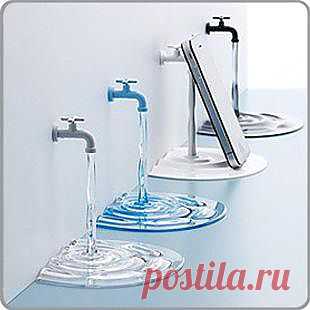 Аксессуары для телефонов - Подставка для телефона "Кран с водой"
На Вашем рабочем столе столько всего, что даже нет места мобильному телефону? Это можно исправить, если приобрести подставку для телефона «Кран». С ней Ваш телефон всегда будет на месте и не потеряется среди бумаг и документов. Что особенно важно, подставка подходит для любых моделей телефонов. Это не только удобная, но еще и красивая вещь, которая заметно преобразит рабочий стол.