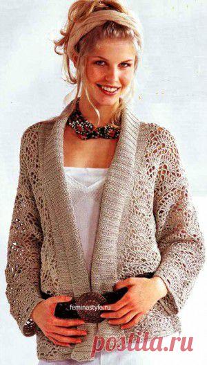 Ажурный жакет