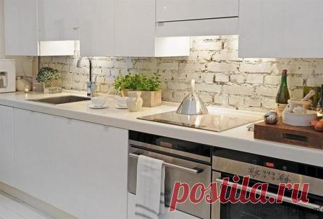 Кирпичная кладка как элемент дизайна интерьера — Роскошь и уют