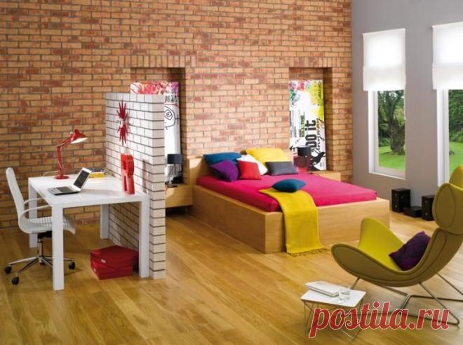 Кирпичная кладка как элемент дизайна интерьера — Роскошь и уют