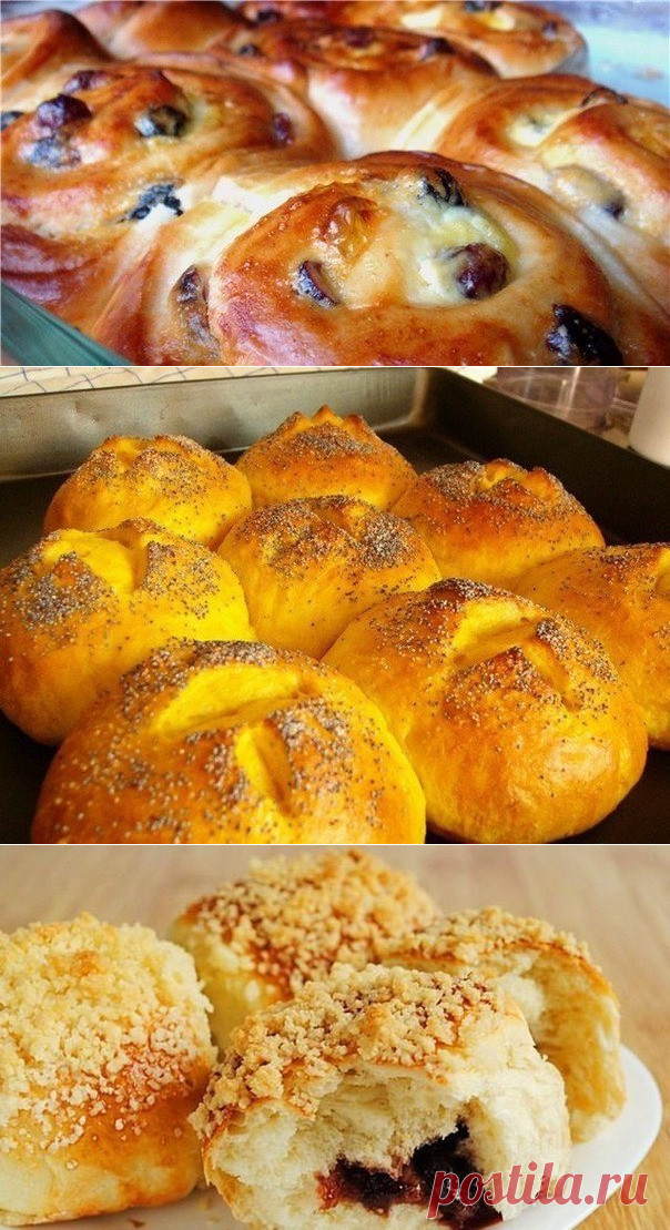 5 рецептов быстрых булочек