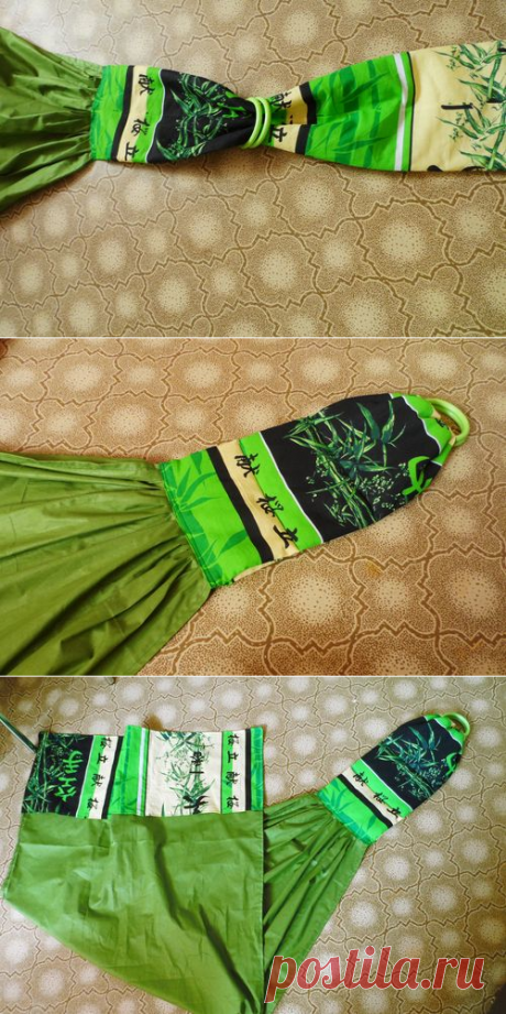 Маме в помощь: удобный слинг с кольцами своими руками