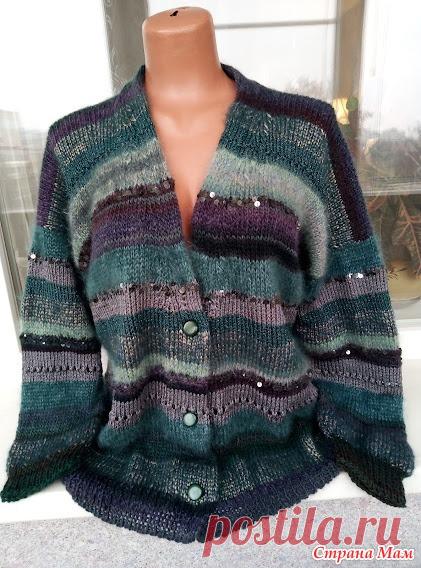 Полосатая кофта. - Вязание - Страна Мам