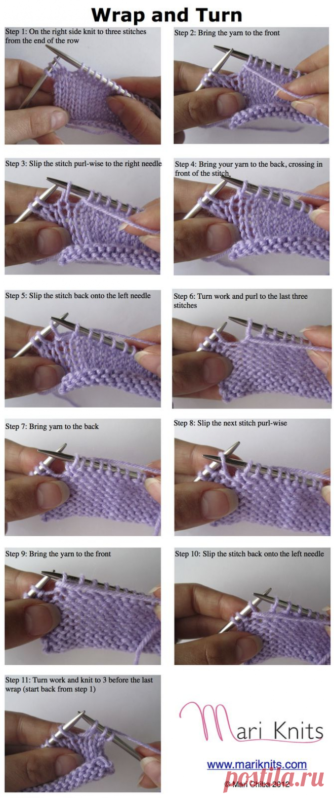 Short Rows Tutorial Part 2:
