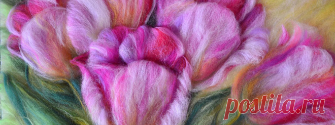 🖼 Картины из шерсти: основы живописи и мастер-классы для начинающих