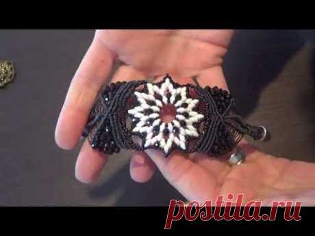 ▶ TUTORIAL bracciale con modulo bucaneve e macramè parte 1 - YouTube