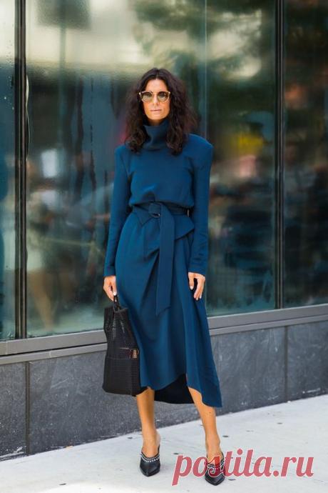 Образы в цвете navy blue. — Модно / Nemodno