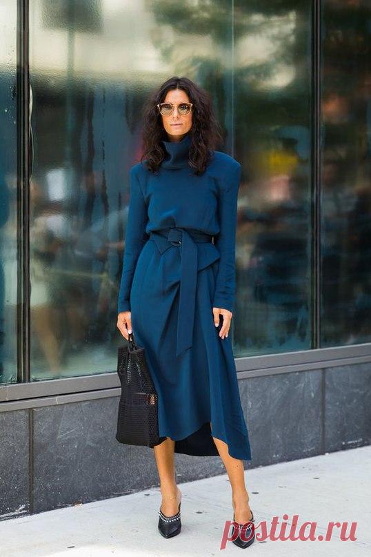 Образы в цвете navy blue. — Модно / Nemodno