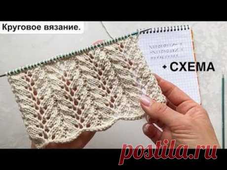 Такой простой узор, а смотрится шикарно! Идеально для летних топов, кофточек, джемперов и кардиганов