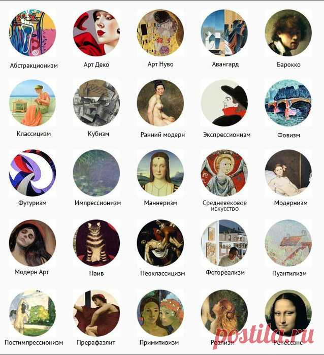 ПАМЯТКА ДЛЯ ТЕХ, КТО ХОЧЕТ КРУТО РАЗБИРАТЬСЯ В ИСКУССТВЕ