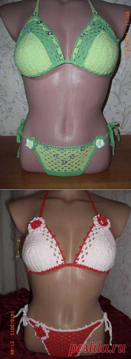 Вязаный купальник / Вязание для женщин / В рукоделии