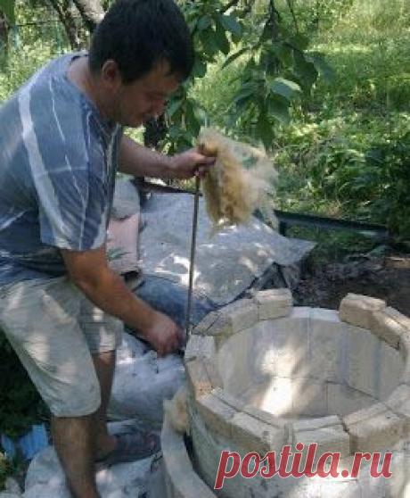 Как сделать стационарный тандыр своими руками
